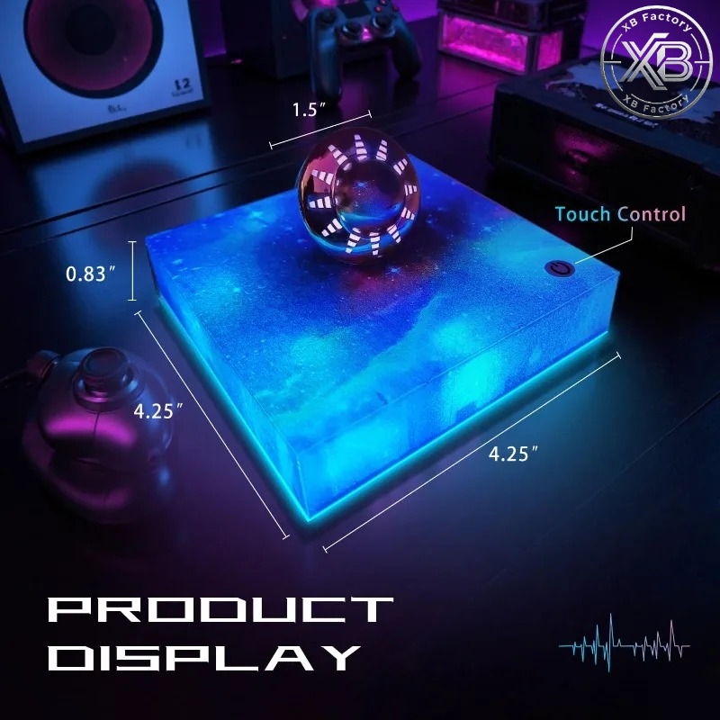 Office Tech And Gadgets - Levitating UFO Lamp Floating 360° Rotating