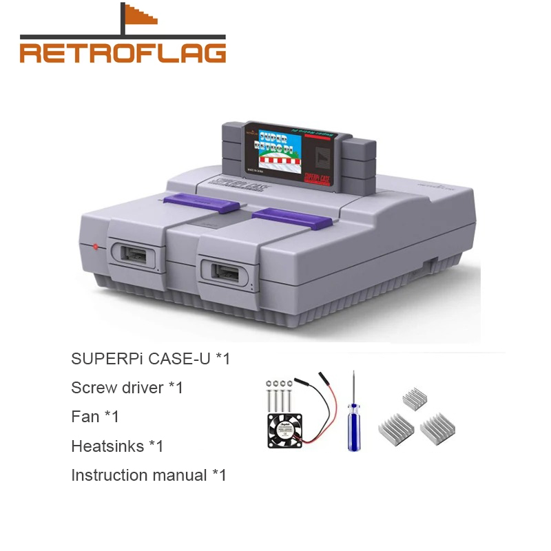Raspberry Pi Keyboard - Retroflag SuperPi Case with Safe Shutdown