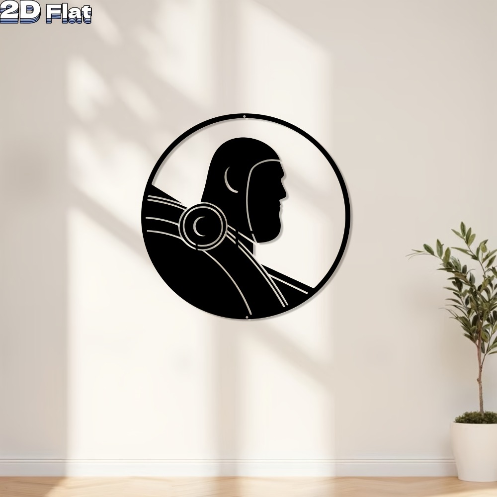 Modern Robot Aluminum Wall Art - огляд і ціна Office Tech Decor