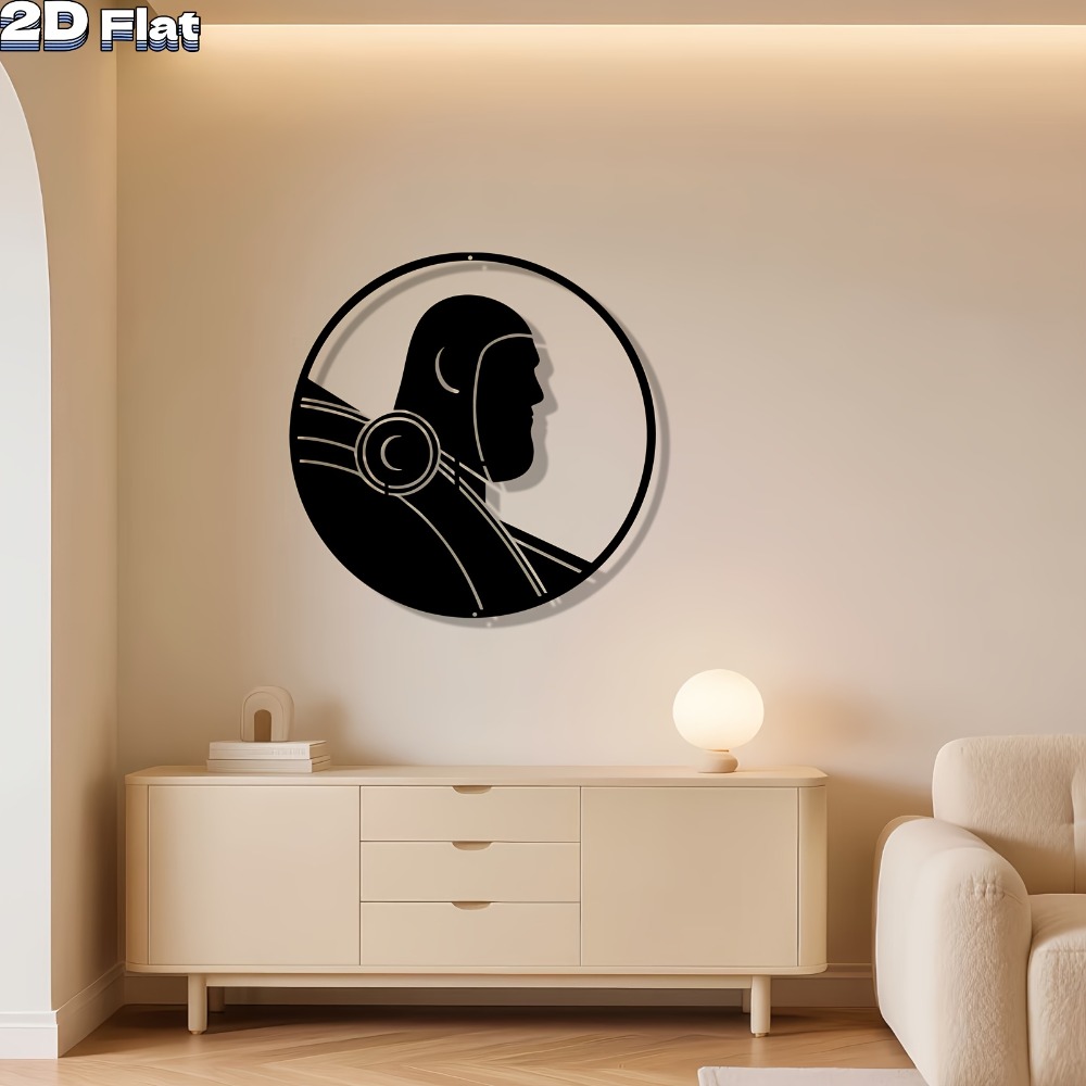 Modern Robot Aluminum Wall Art - огляд і ціна Office Tech Decor