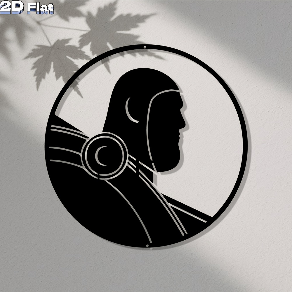 Modern Robot Aluminum Wall Art - огляд і ціна Office Tech Decor