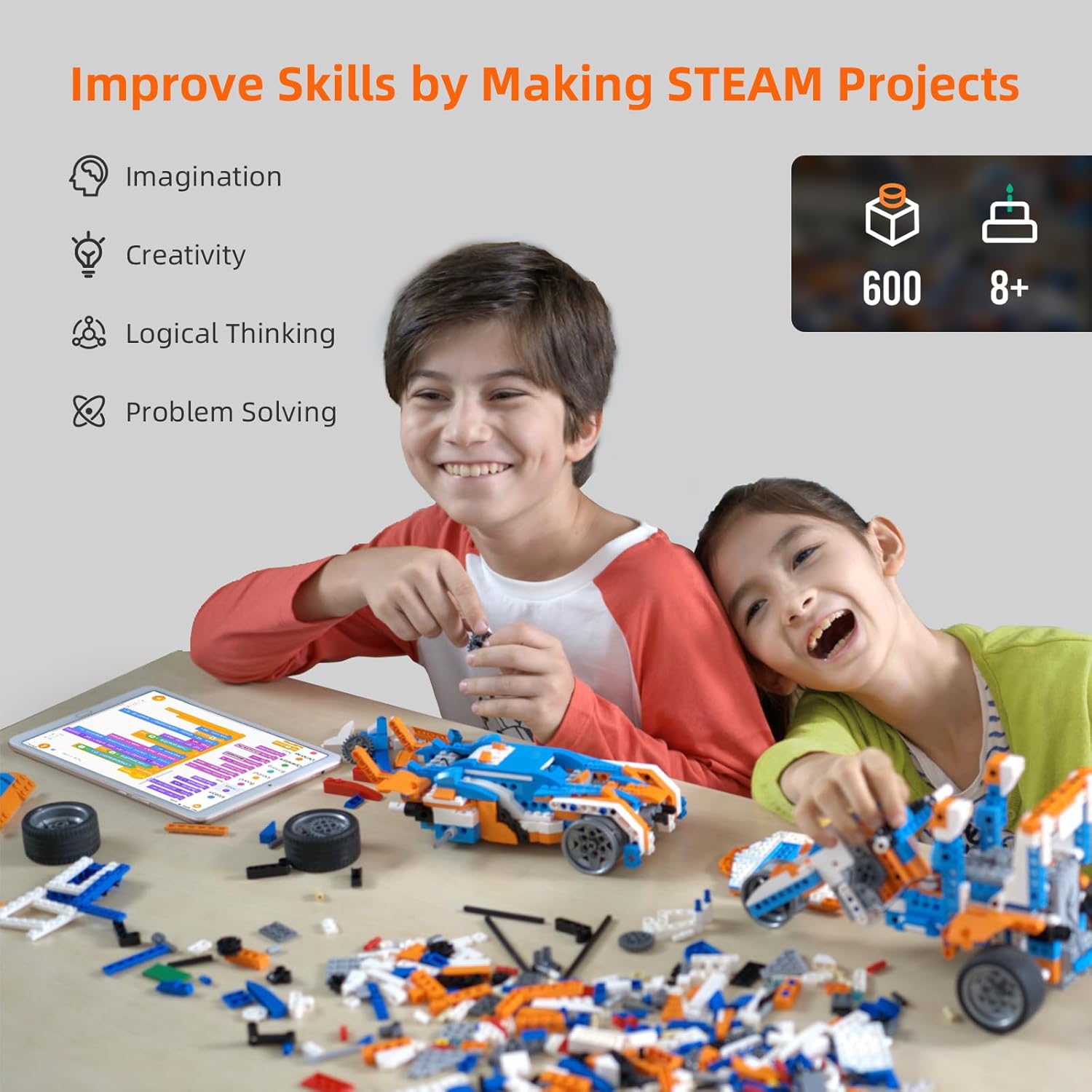 Modern STEM Robot Building Kit - огляд і ціна Office Tech Decor