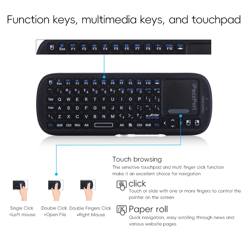 Wireless Mini  Keyboard  Bluet - огляд і ціна Raspberry Pi Keyboard