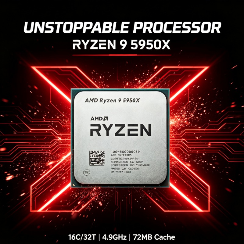 Desktop Component CPU AMD R9 5 - огляд і ціна Amd Cpu Ryzen 9
