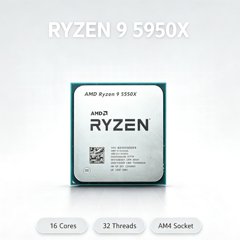 Desktop Component CPU AMD R9 5 - огляд і ціна Amd Cpu Ryzen 9