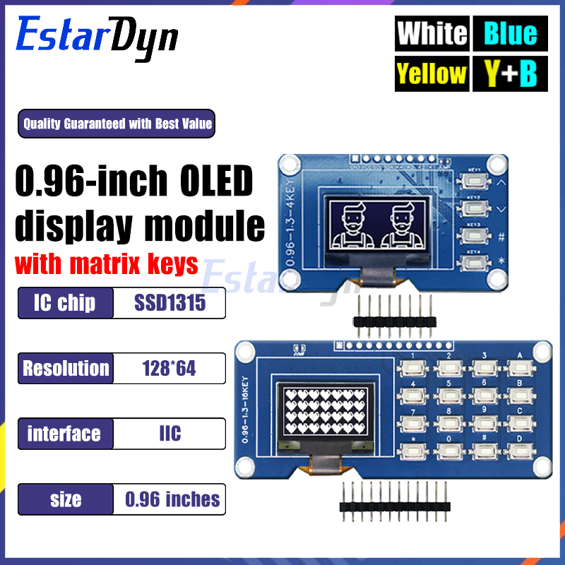 0.96 Inch OLED Display with 4x - огляд і ціна Raspberry Pi Keyboard