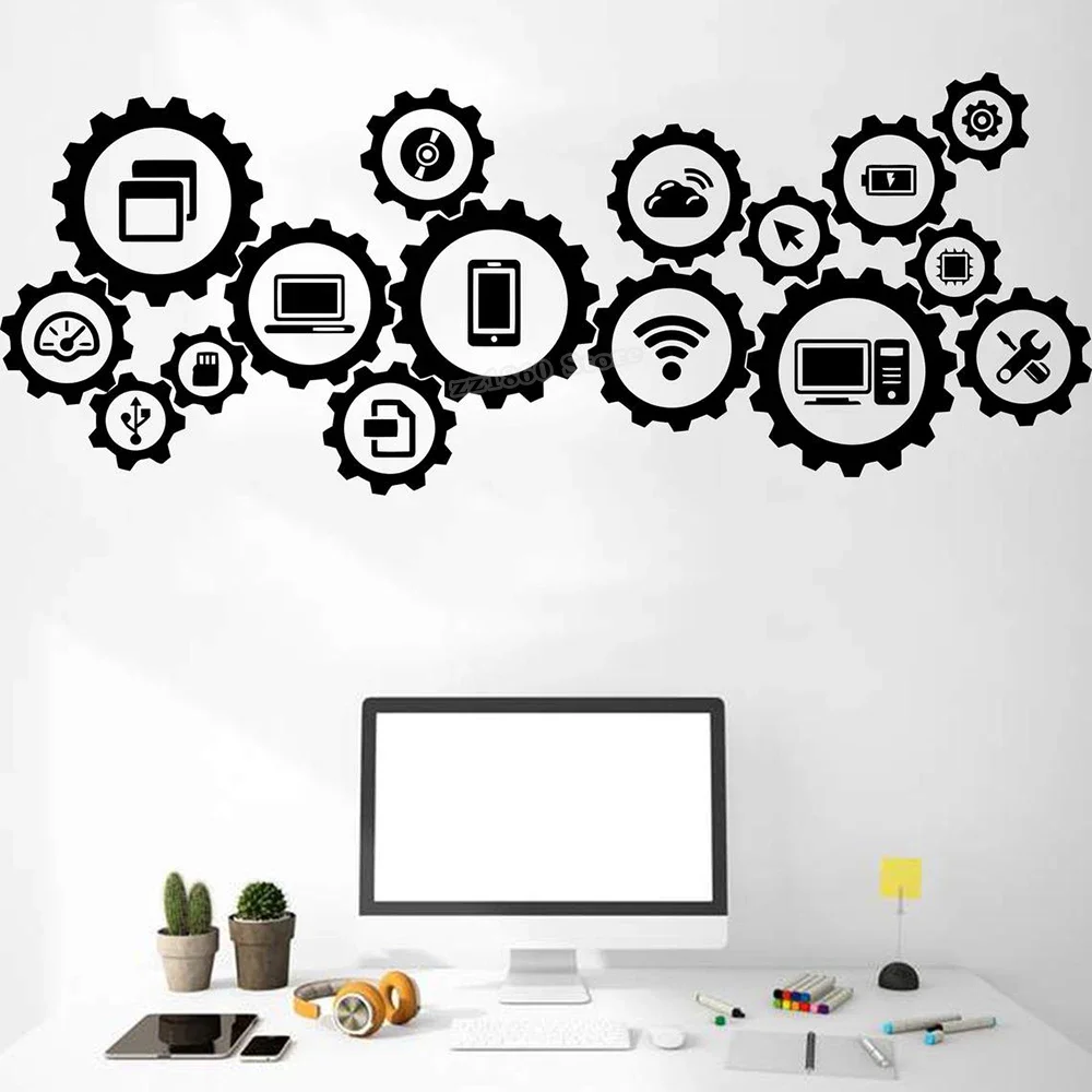 Technology Wall Decal Social M - огляд і ціна Information Technology Officer