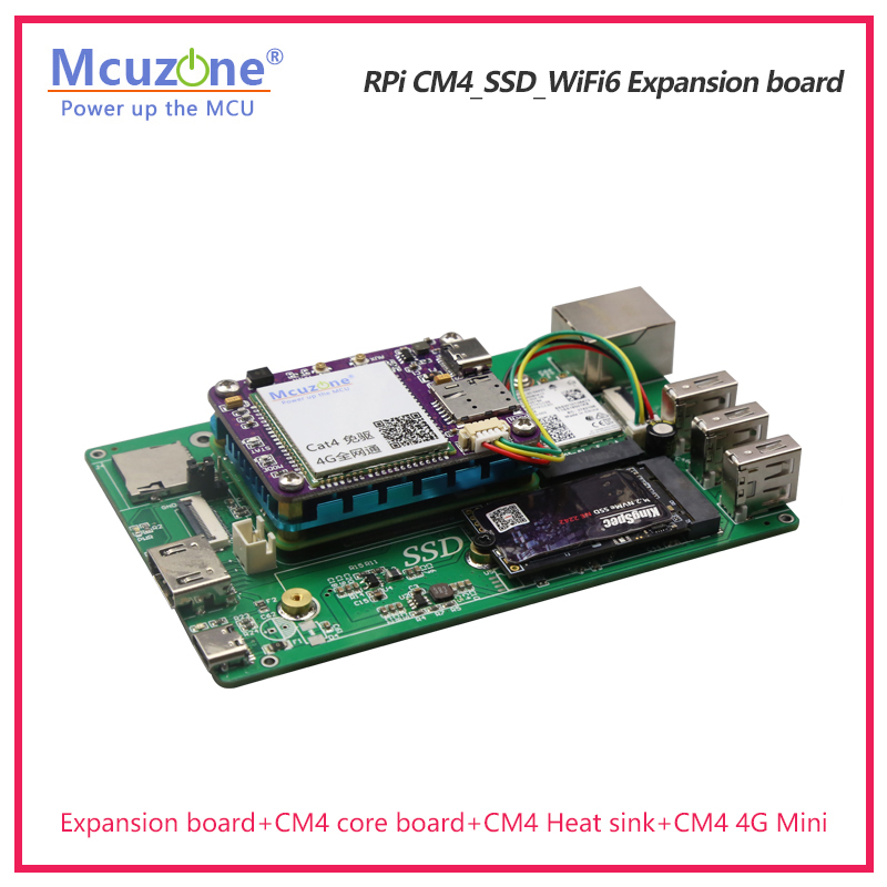 RPi CM4_SSD_WiFi6 Expansion bo - огляд і ціна Raspberry Pi Keyboard
