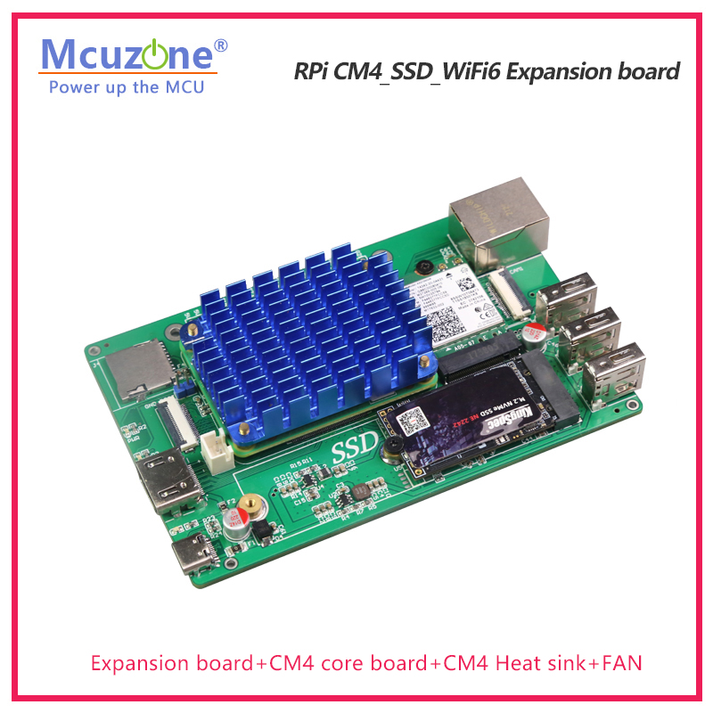 RPi CM4_SSD_WiFi6 Expansion bo - огляд і ціна Raspberry Pi Keyboard