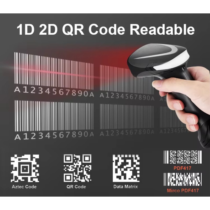 Handheld USB Wired 1D 2D Barco - огляд і ціна Barcode Scanner 2D