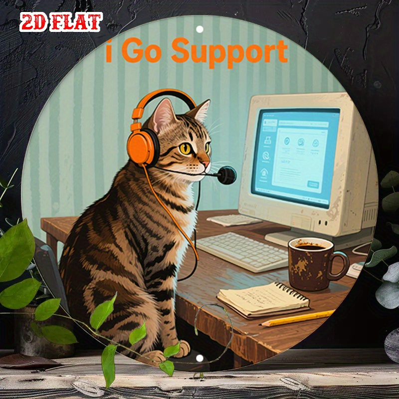 CIFBUY 2D Flat Funny Tech Supp - огляд і ціна Office Tech Decor