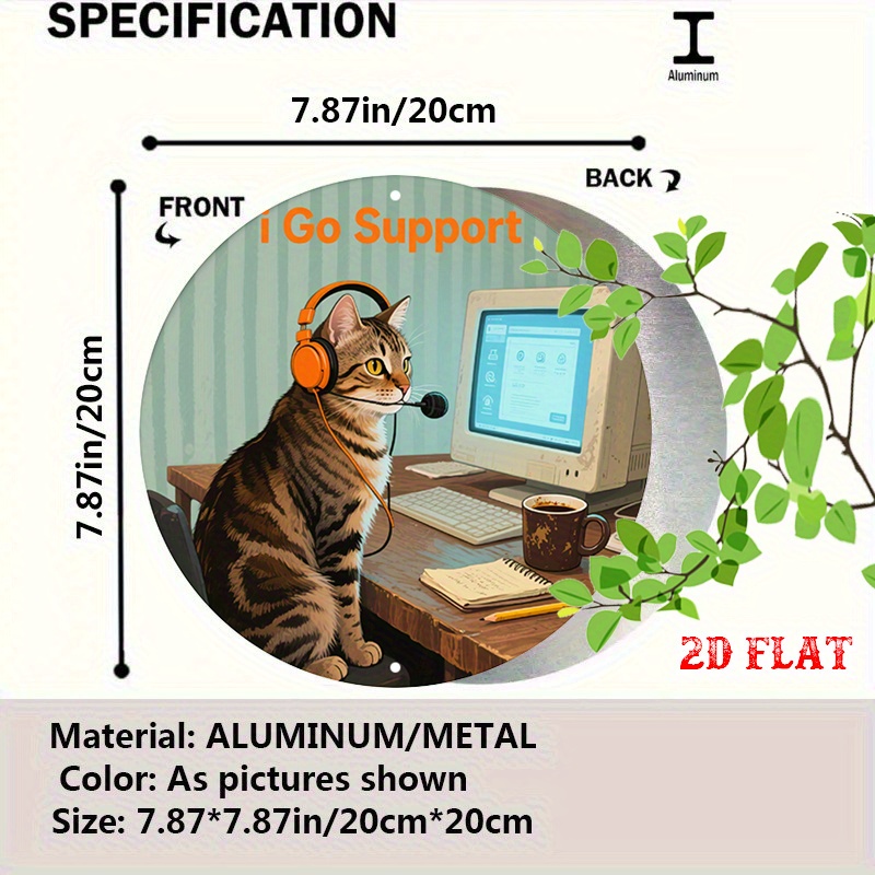 CIFBUY 2D Flat Funny Tech Supp - огляд і ціна Office Tech Decor