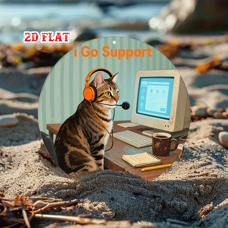 CIFBUY 2D Flat Funny Tech Supp - огляд і ціна Office Tech Decor