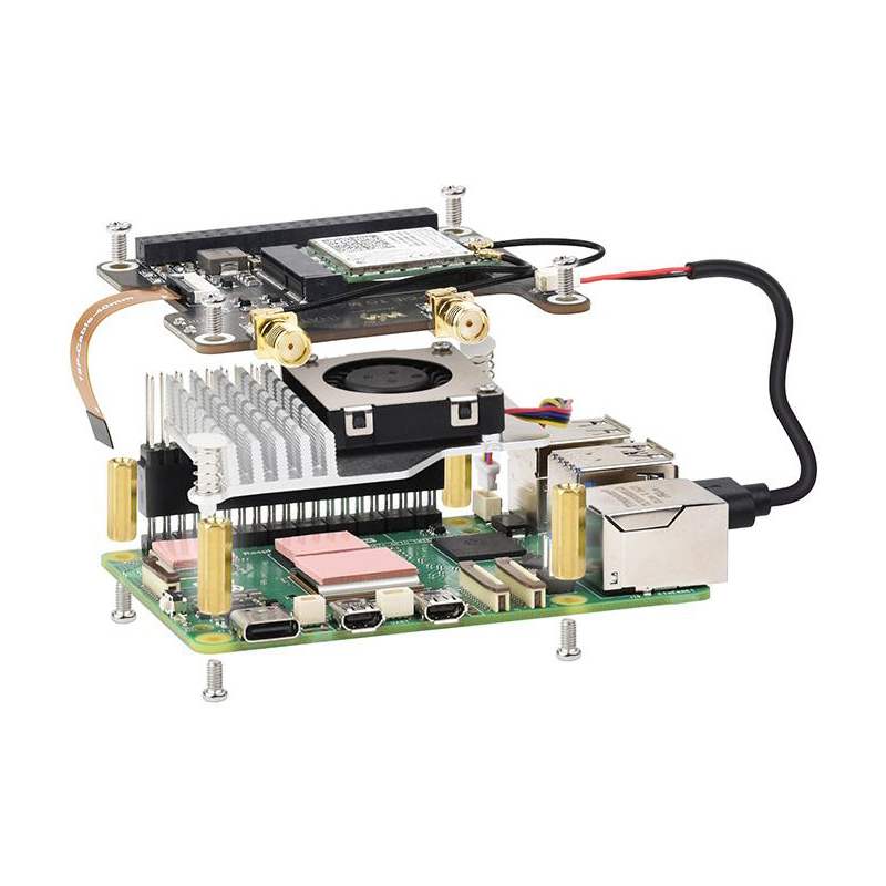 PCIe To M.2 E KEY HAT+ Board C - огляд і ціна Raspberry Pi Keyboard