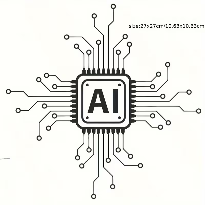 AI Technology Circuit Board Vi - огляд і ціна Office Tech Decor