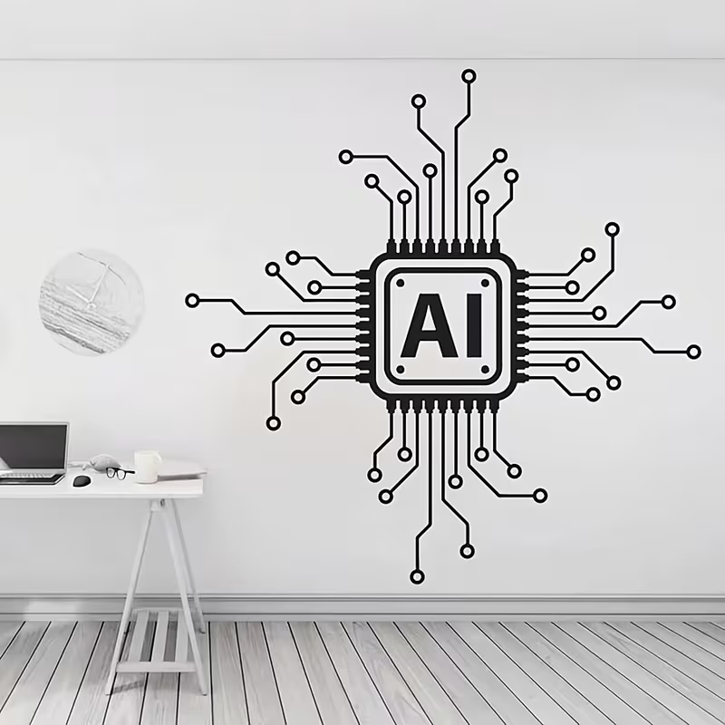 AI Technology Circuit Board Vi - огляд і ціна Office Tech Decor