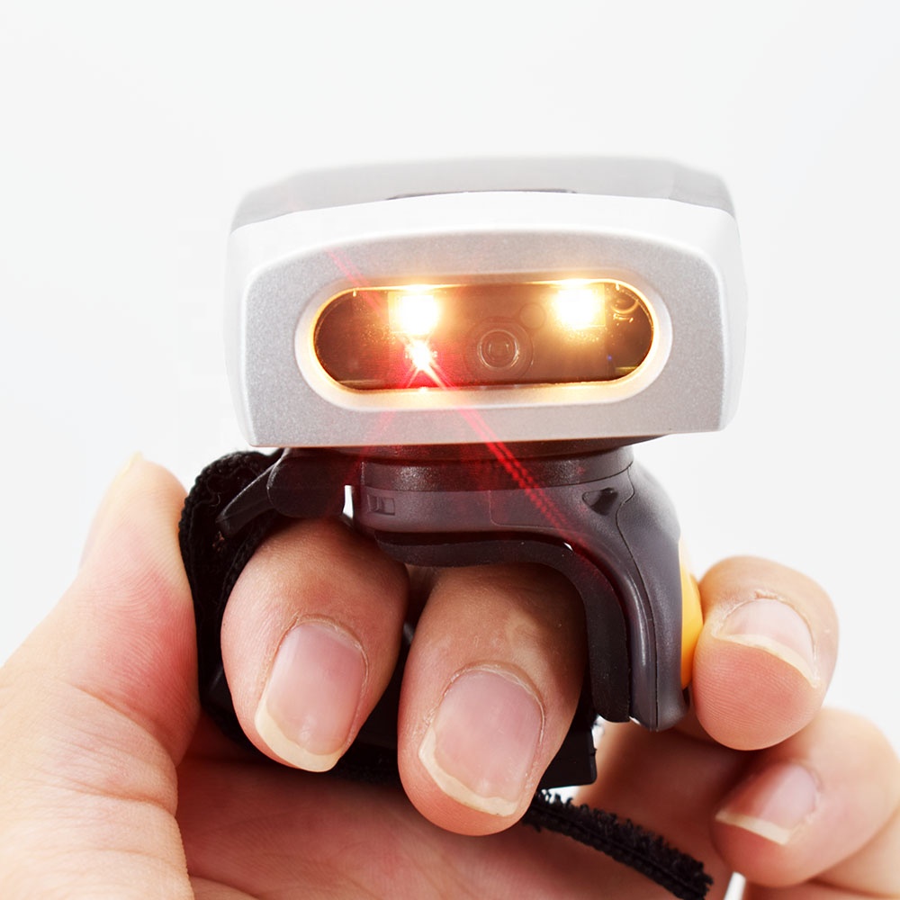 Portable Wireless 2D Ring Fing - огляд і ціна Barcode Scanner 2D