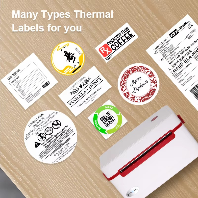 New ZY909 4 Inches Shipping La - огляд і ціна Label Printer Thermal