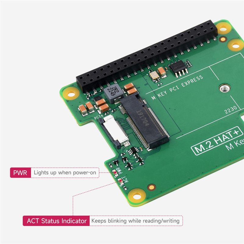 Reliable-Pcie To M.2 HAT+ For  - огляд і ціна Raspberry Pi Keyboard